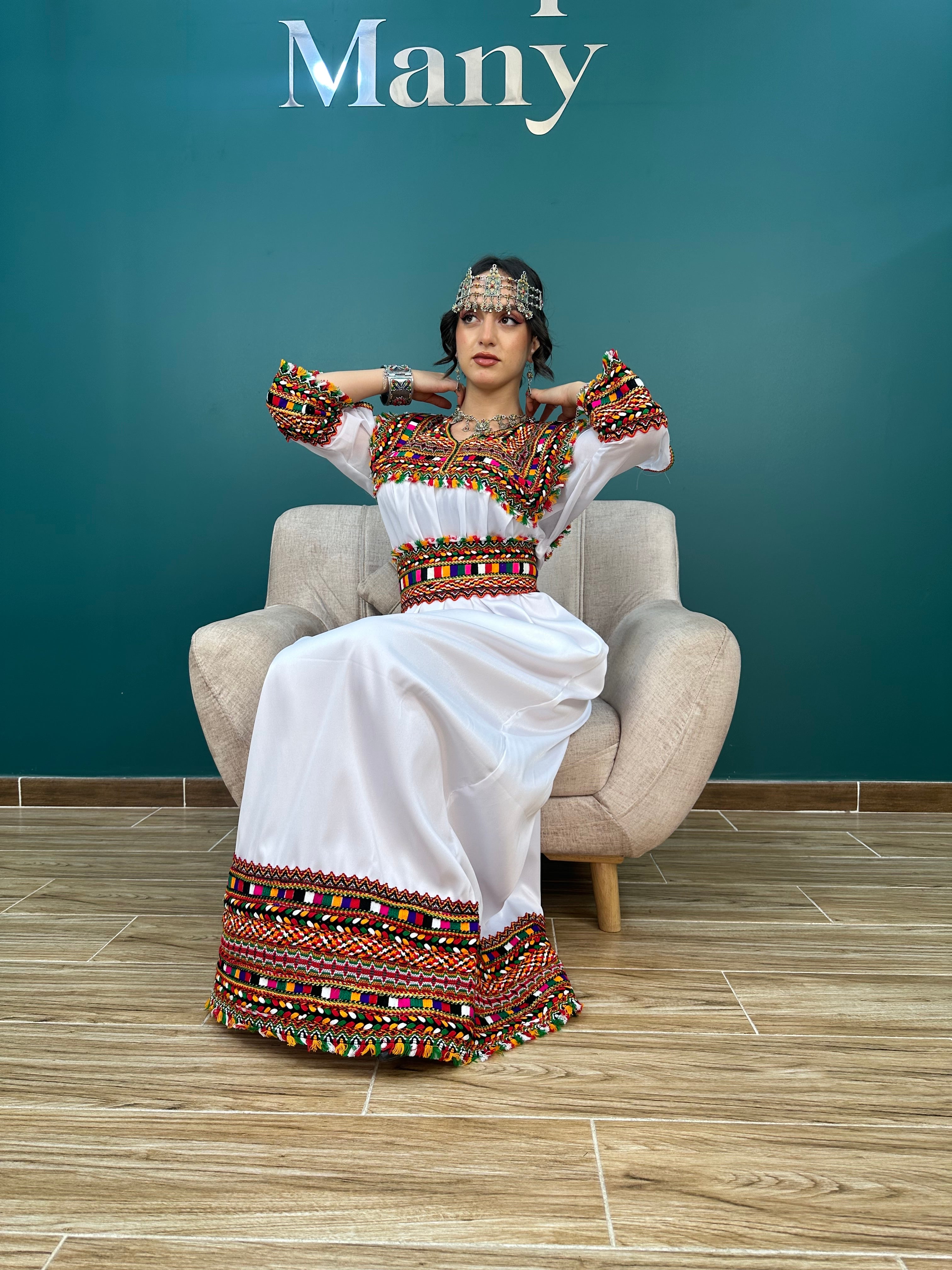 Robe kabyle online blanche