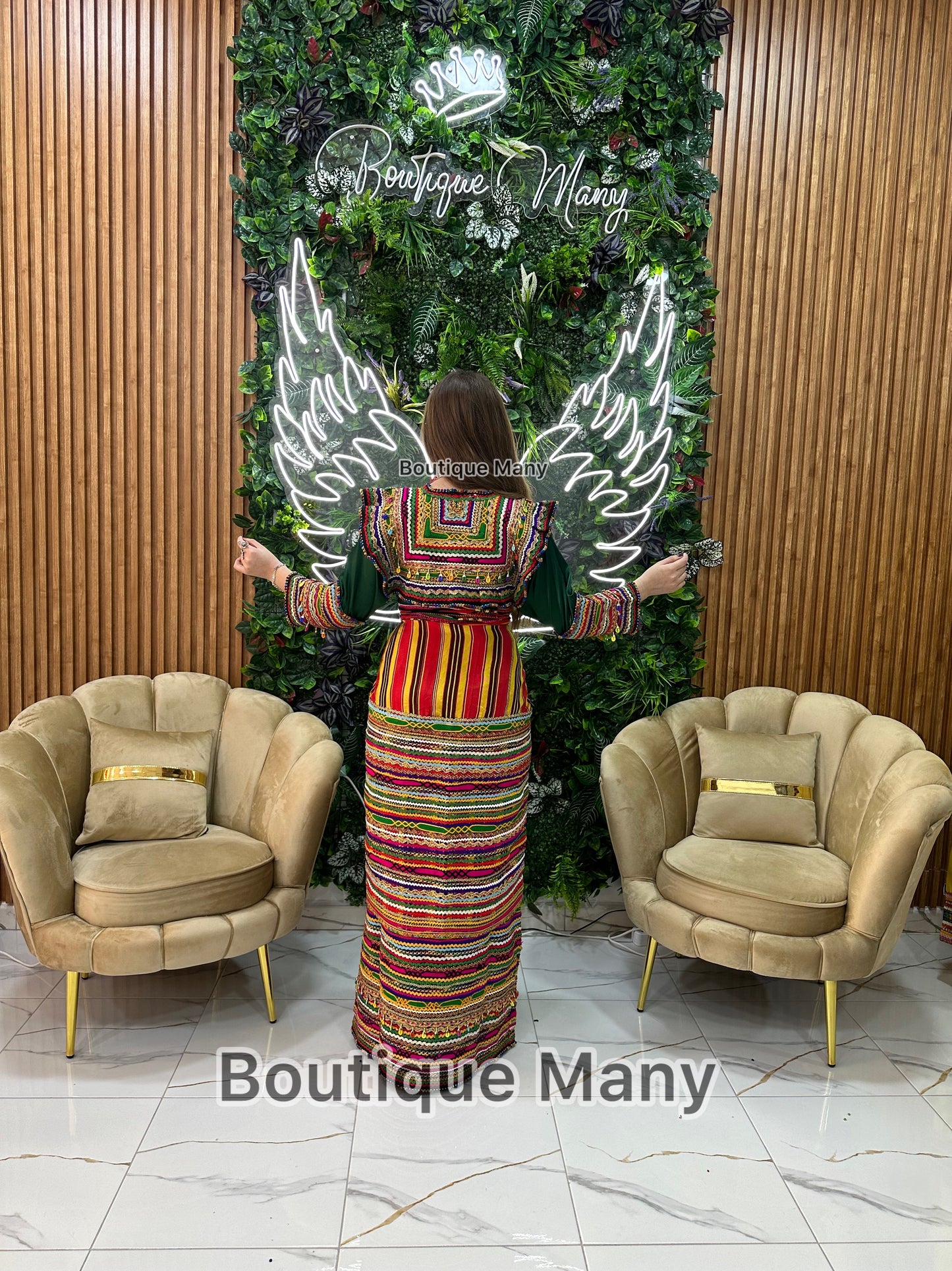 Robe kabyle Thilelli Chargée