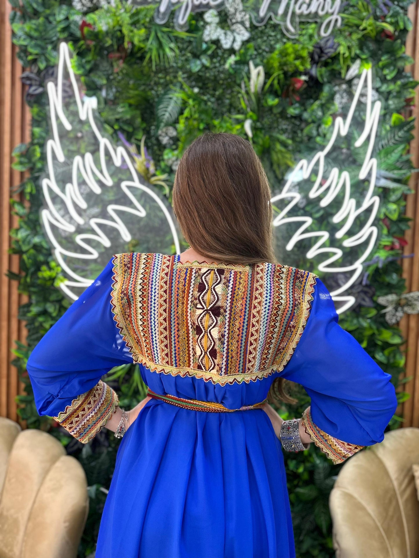 Robe kabyle simple broderie Tinhinane