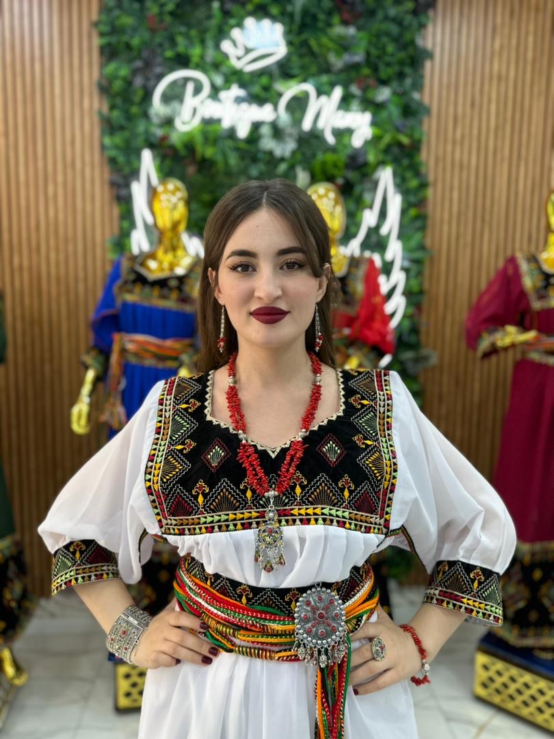 Robe Kabyle Thanina Blanche