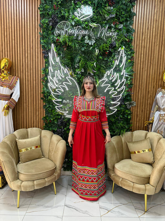 Lila – Robe Kabyle Artisanale Brodée | Élégance & Tradition