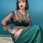 Robe Kabyle Nelya Simple Tulle Verte