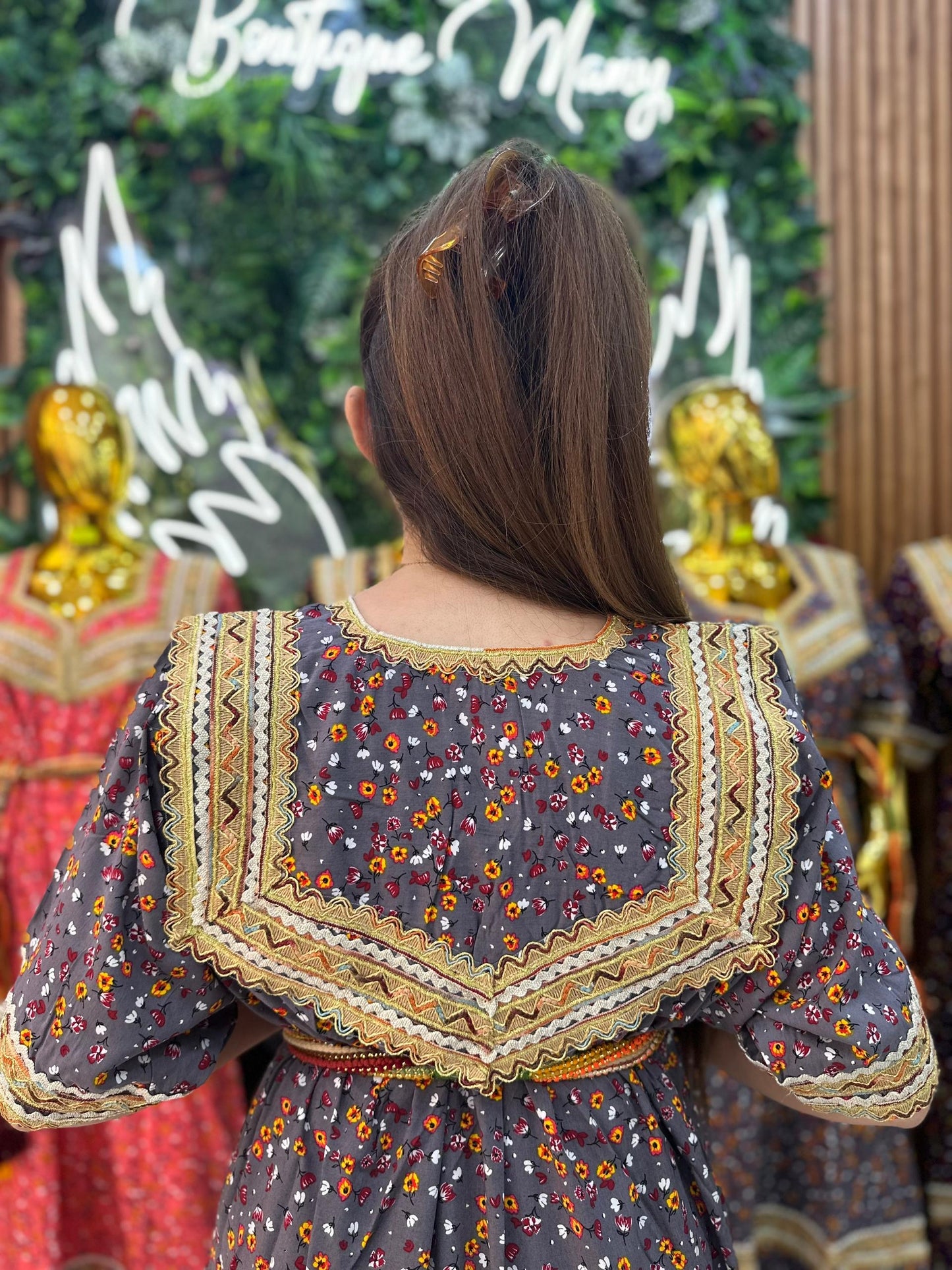 Robe kabyle maison à Fleurs
