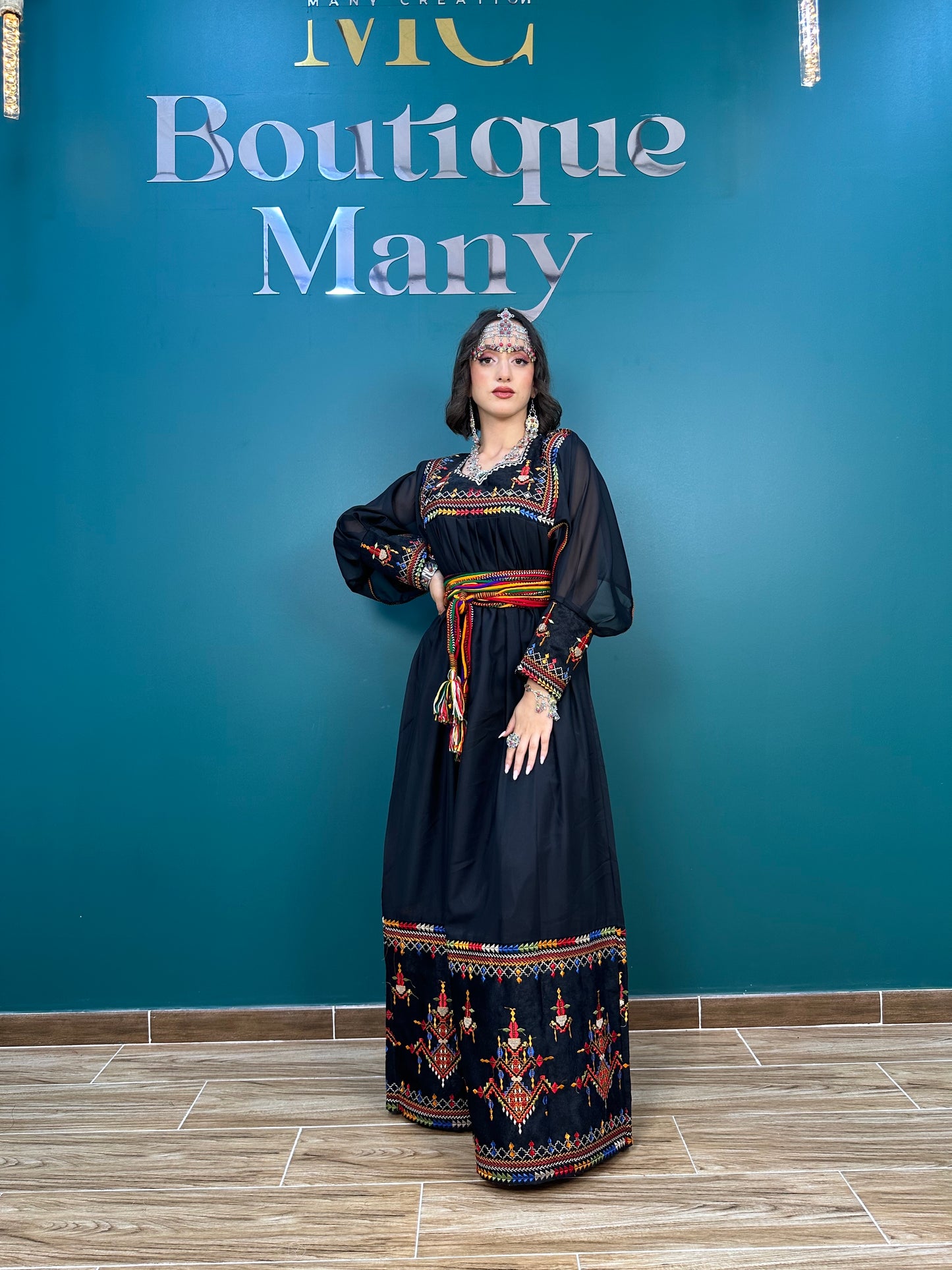 Robe Kabyle Thanina Noire