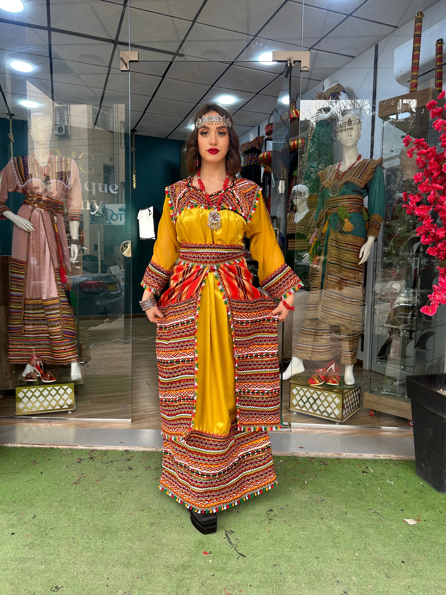 Robe Kabyle W Moutarde
