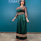 Robe Kabyle Nelya Simple Tulle Verte