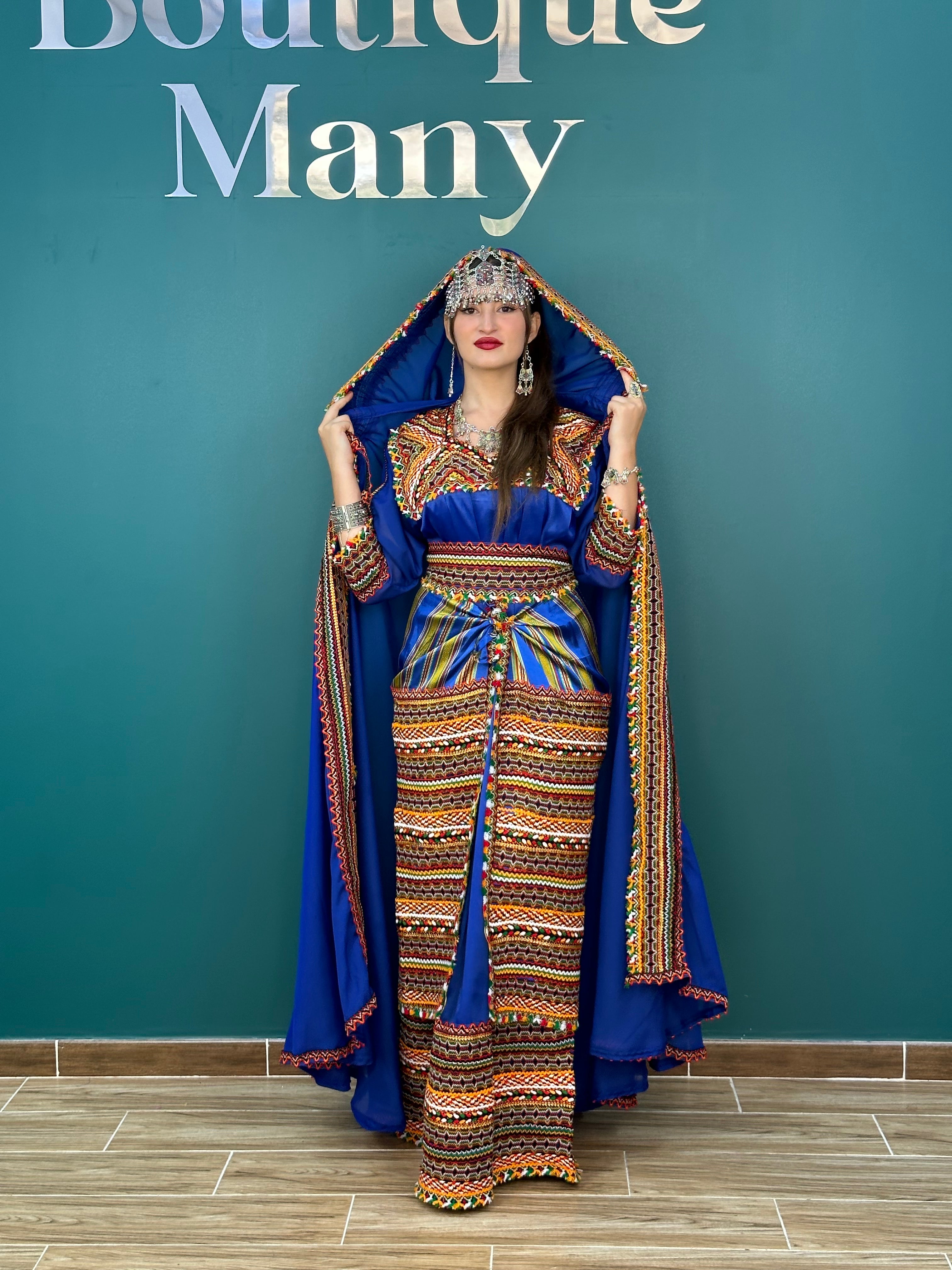 Robe Kabyle W bleue