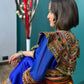 Robe kabyle Thiziri bleue