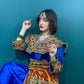Robe kabyle Thiziri bleue