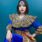 Robe kabyle Thiziri bleue