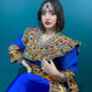 Robe kabyle Thiziri bleue