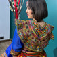 Robe kabyle Thiziri bleue