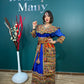 Robe kabyle Thiziri bleue