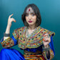 Robe kabyle Thiziri bleue